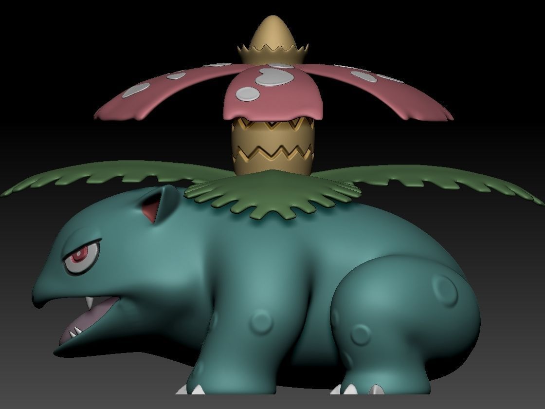 Venusaur 3D print model_5