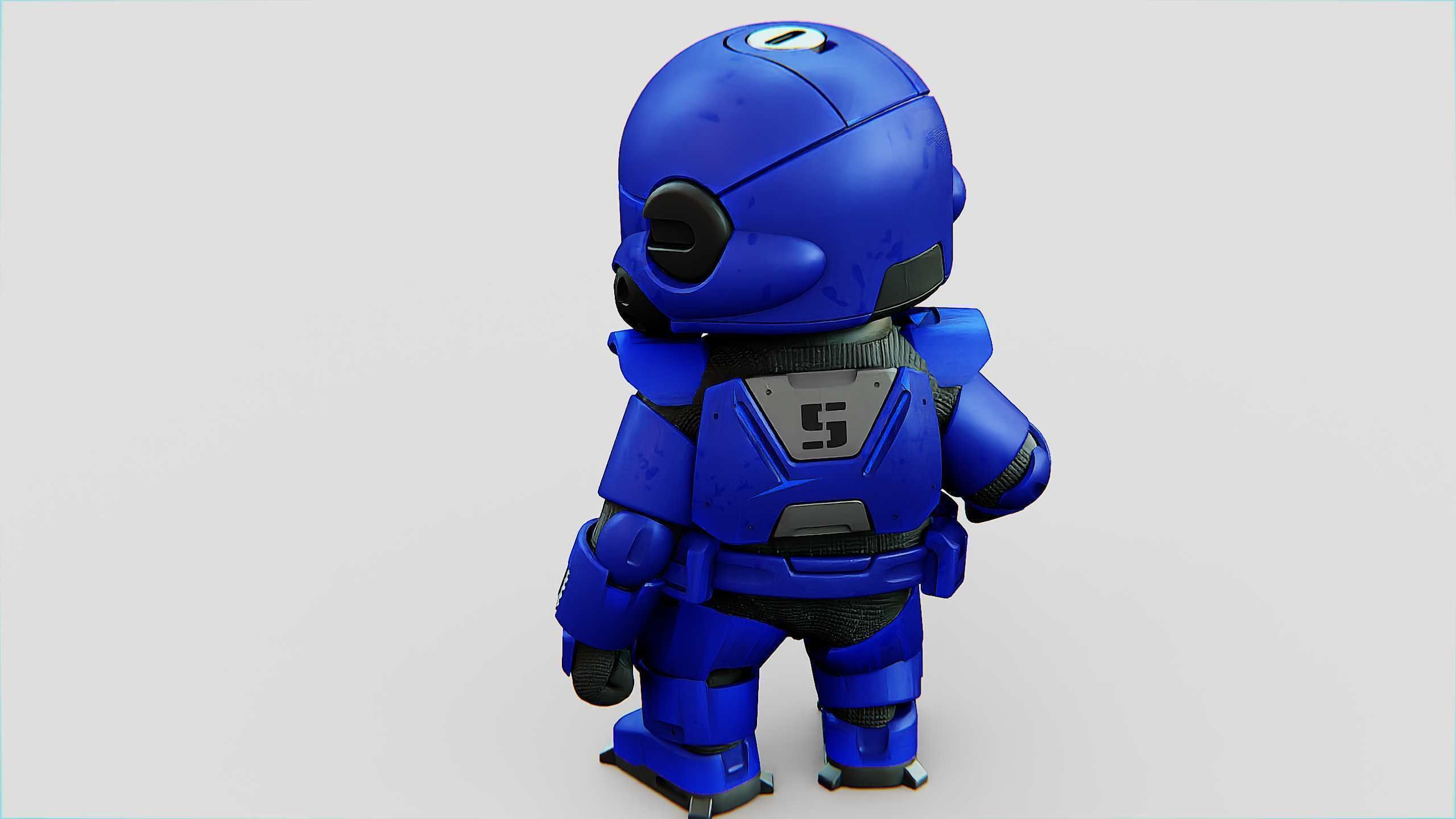 IMPERIAL TROOPER R-C Rigged for Unreal Engine - Unity - MIXAMO 3D model_20