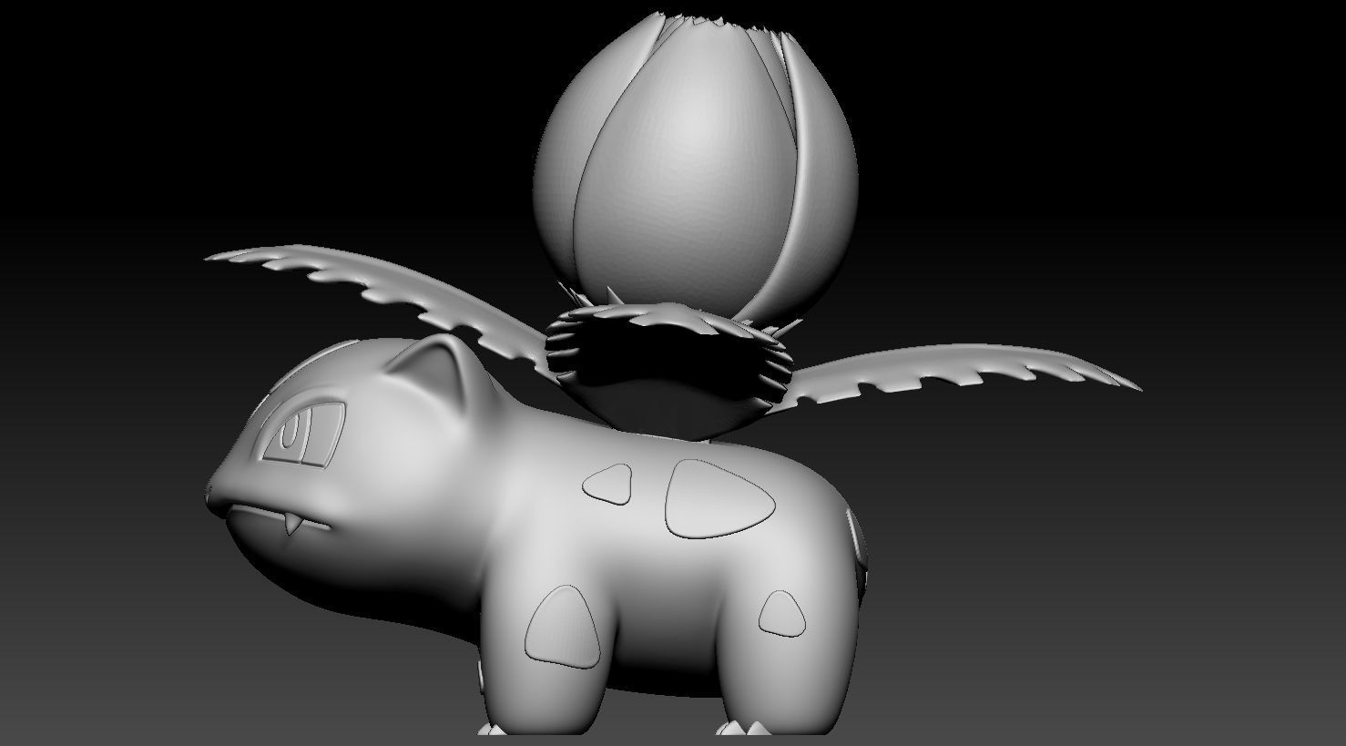 Bulbasaur Line Pack 3D print model_12