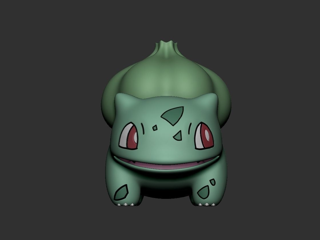 Bulbasaur Line Pack 3D print model_15