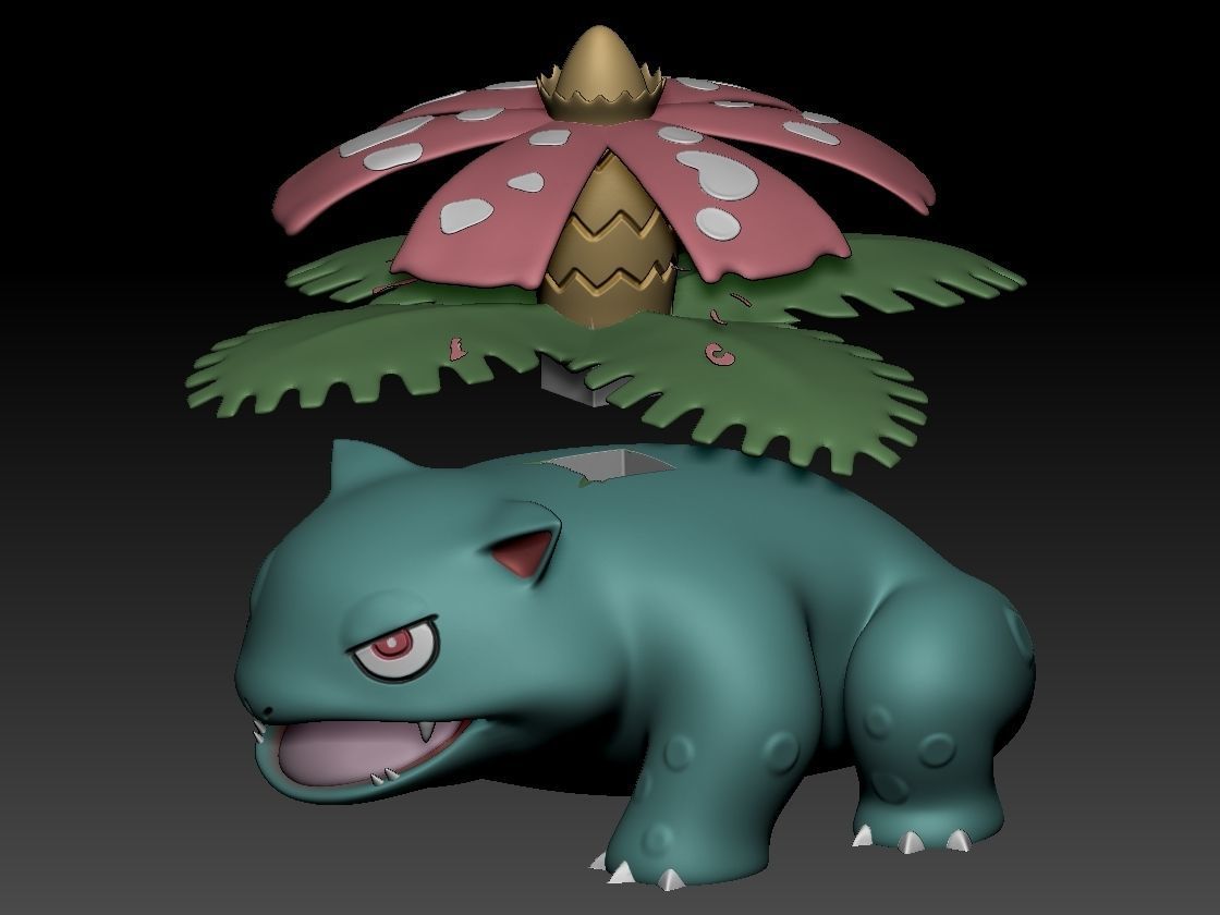 Bulbasaur Line Pack 3D print model_13