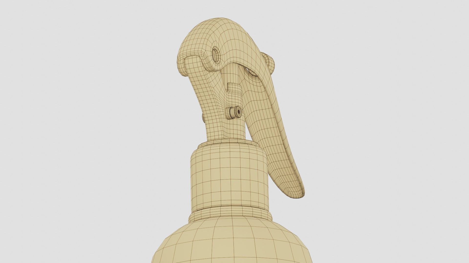 Black Spray Bottle 04 3D model_18