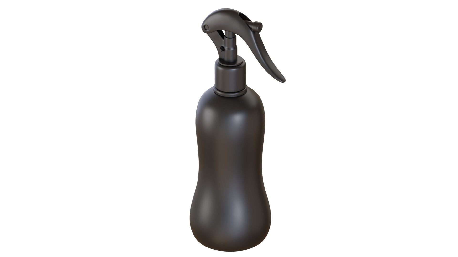 Black Spray Bottle 04 3D model_5