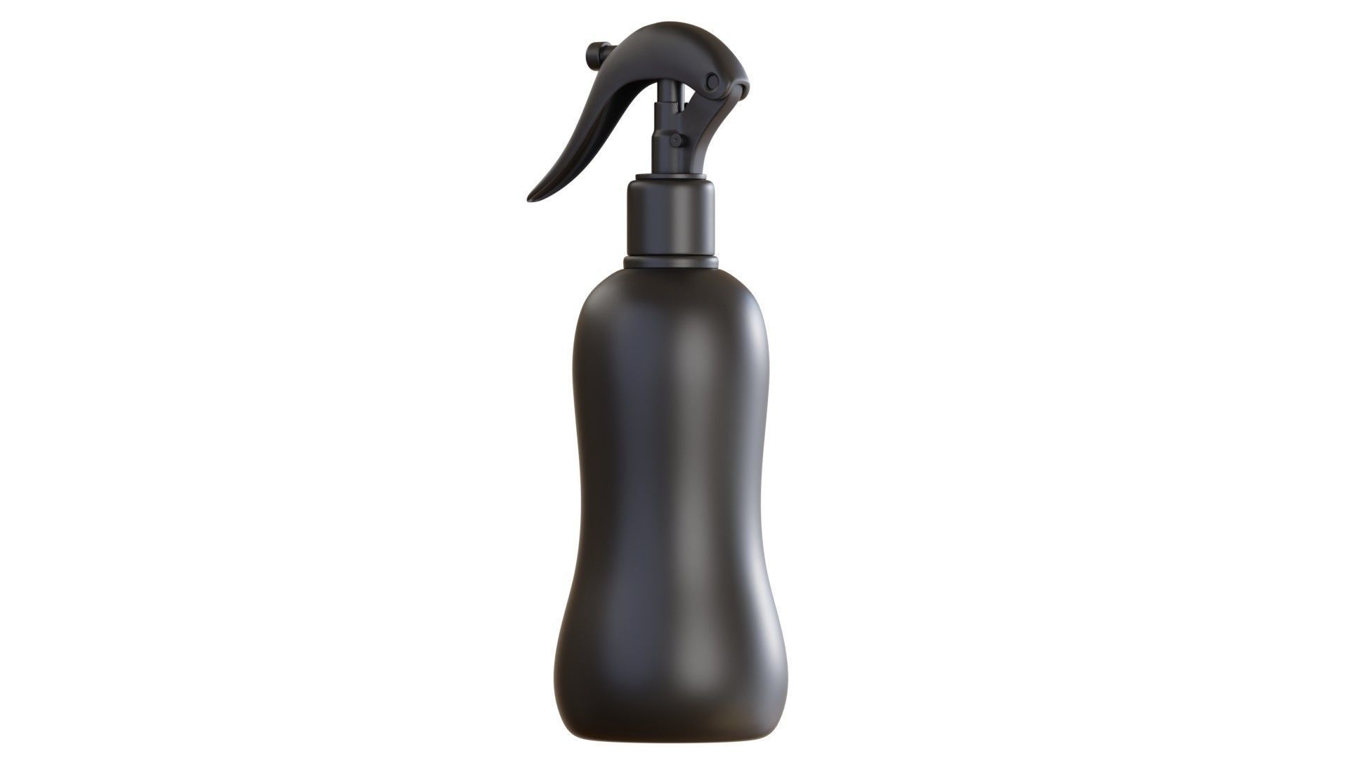 Black Spray Bottle 04 3D model_4