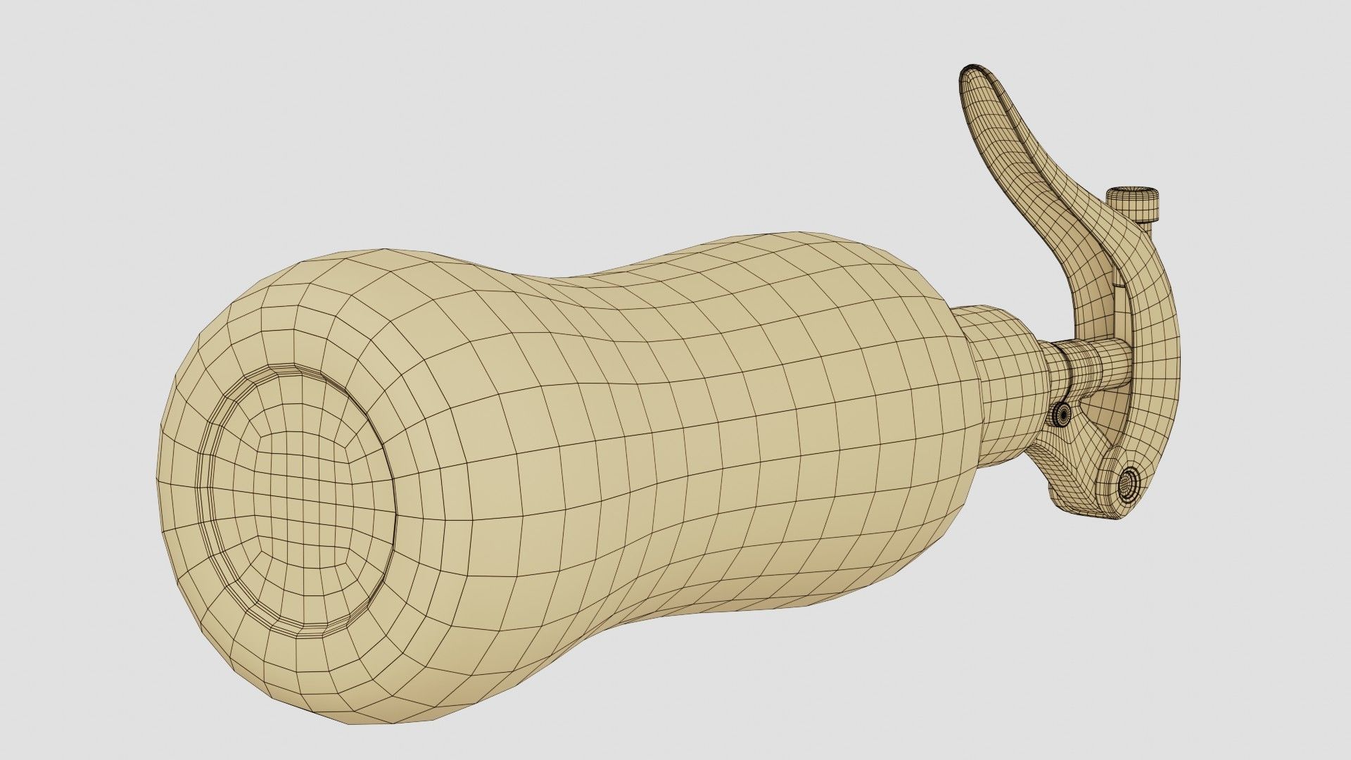 Black Spray Bottle 04 3D model_21