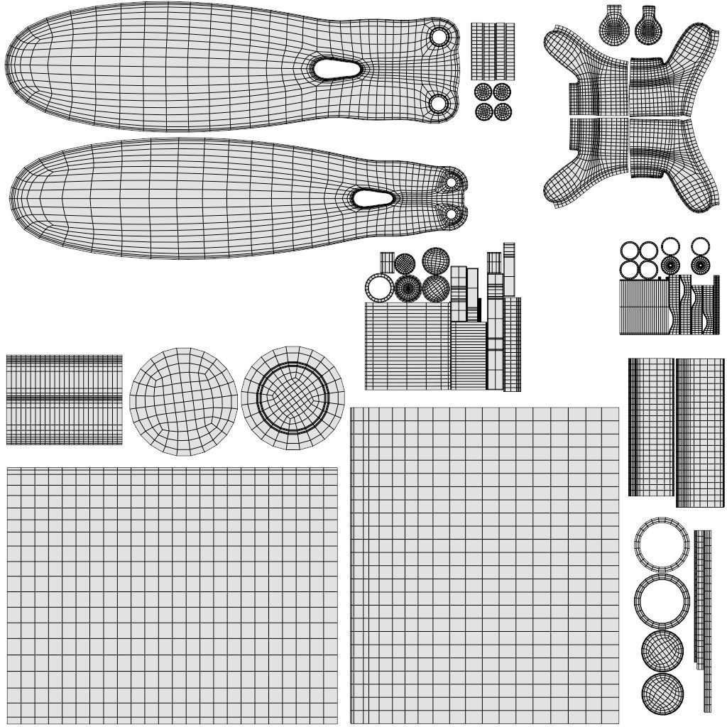 Black Spray Bottle 04 3D model_22