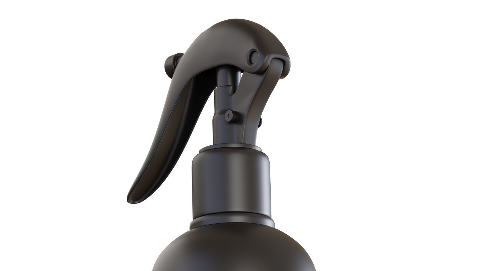 Black Spray Bottle 04 3D model_8