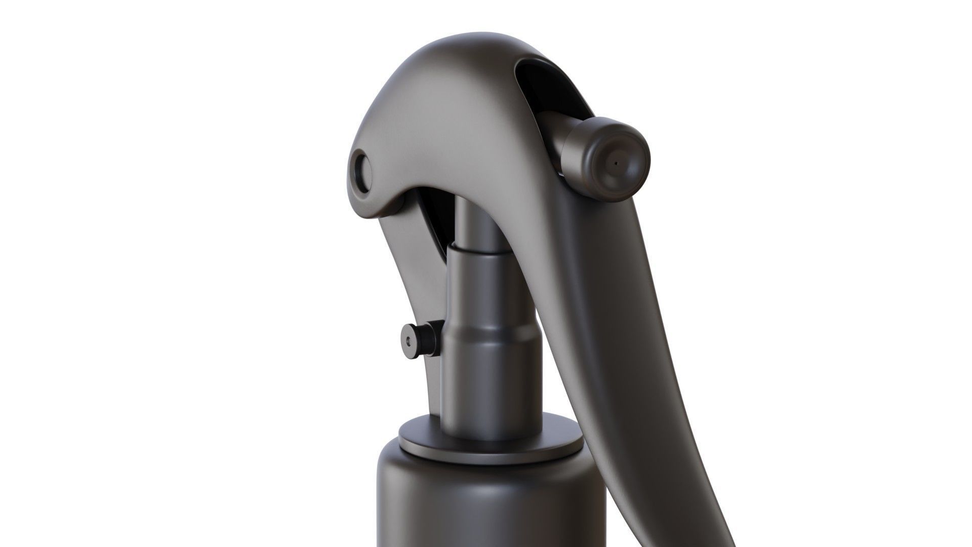 Black Spray Bottle 04 3D model_9