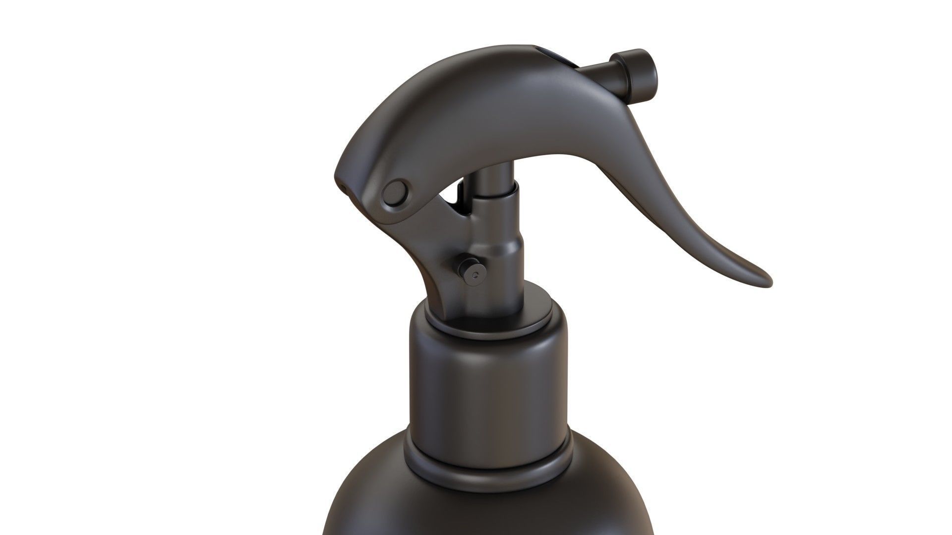 Black Spray Bottle 04 3D model_6