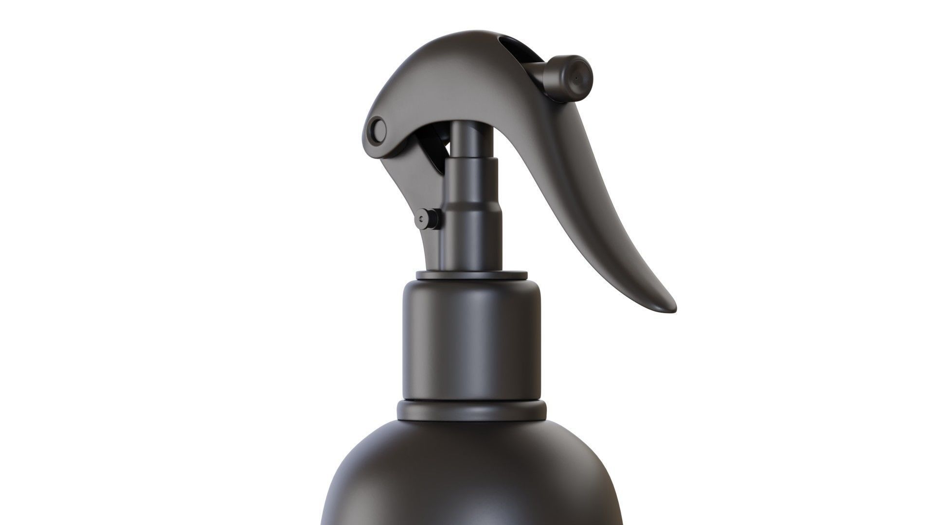 Black Spray Bottle 04 3D model_1