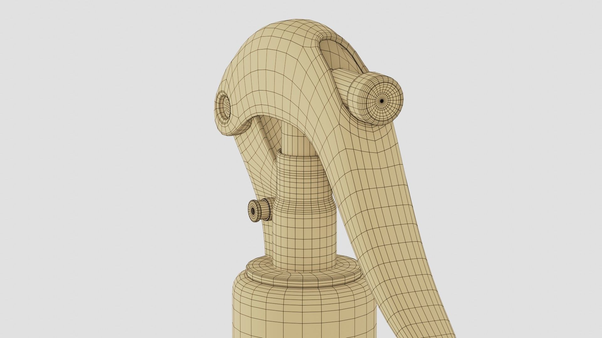 Black Spray Bottle 04 3D model_20