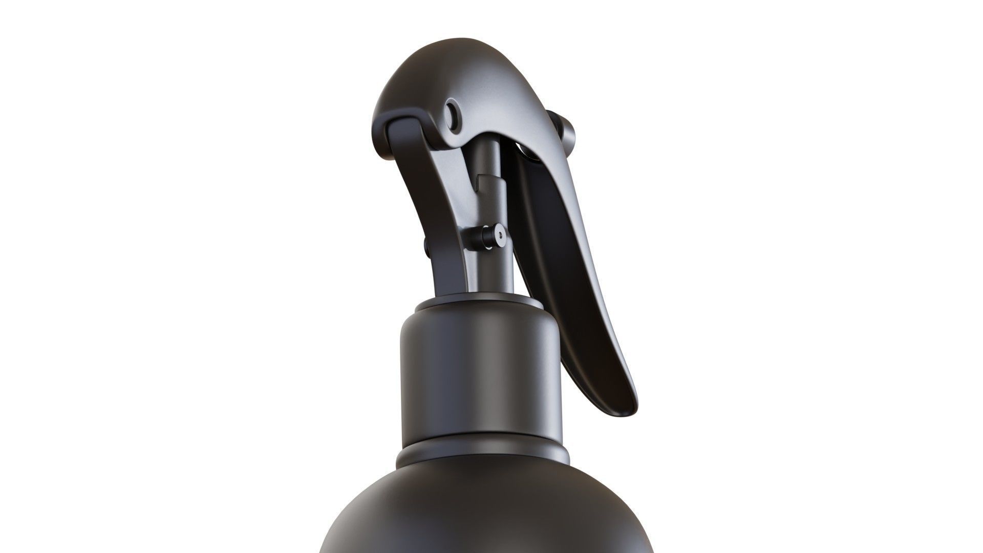 Black Spray Bottle 04 3D model_7