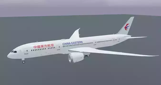 China Eastern Boeing 787-9 3D Model