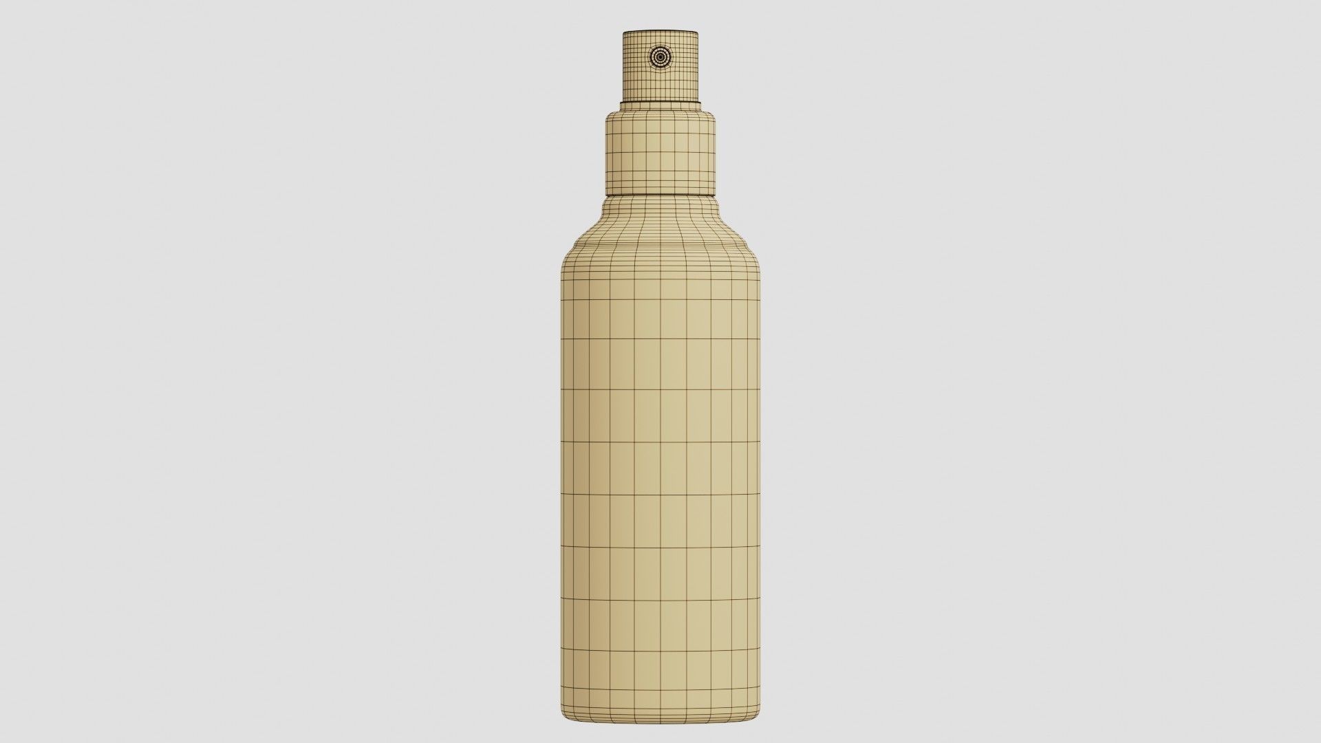 Black Spray Bottle 05 3D model_6