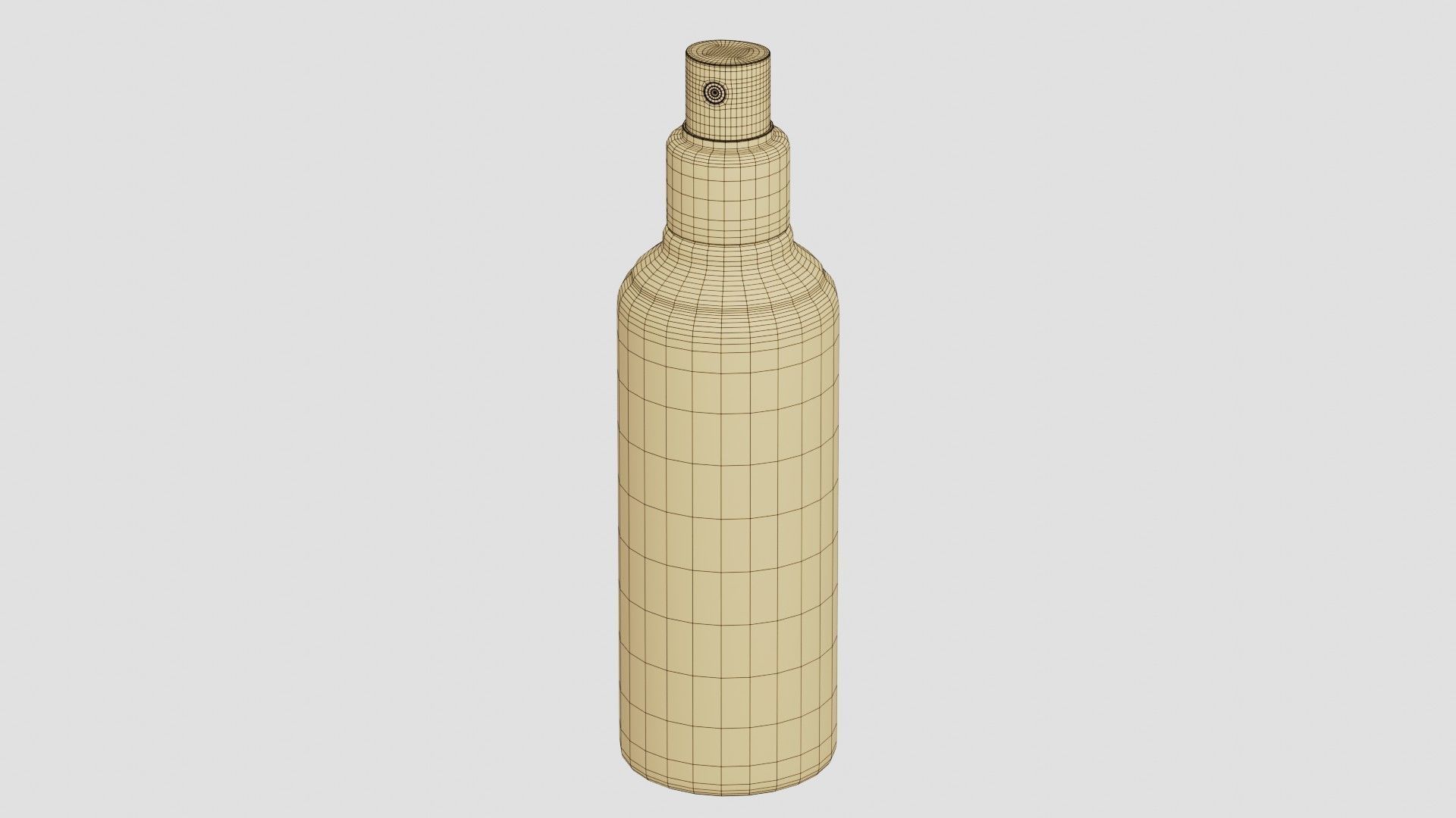 Black Spray Bottle 05 3D model_8