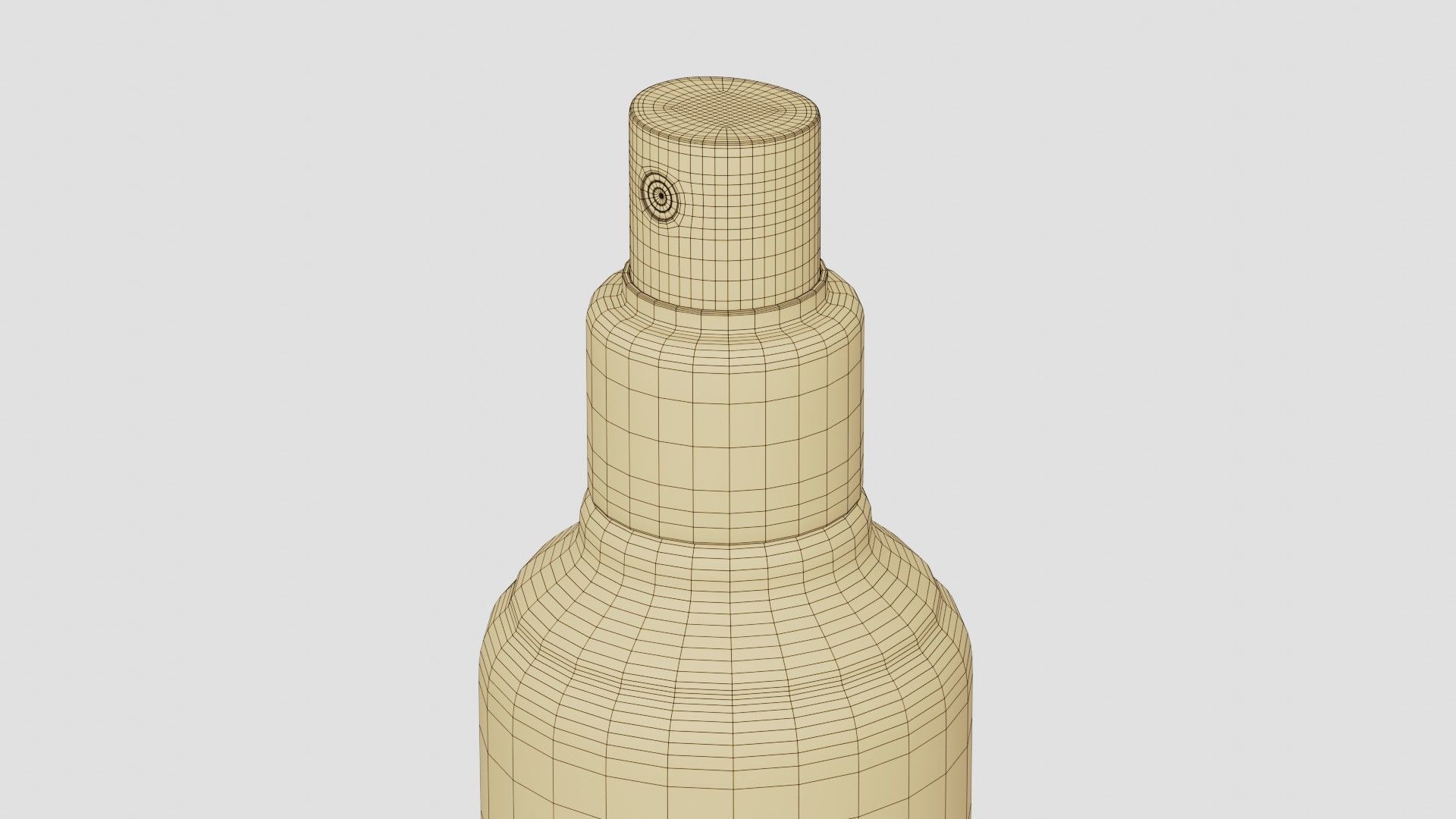 Black Spray Bottle 05 3D model_10