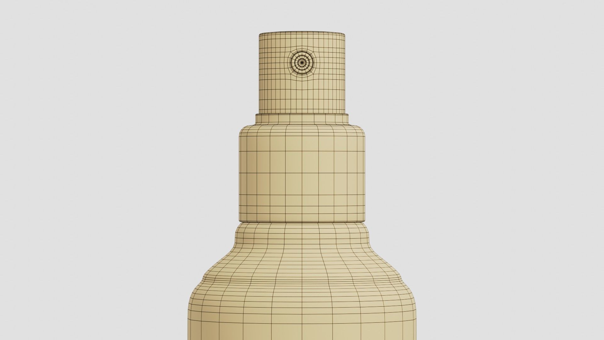 Black Spray Bottle 05 3D model_7
