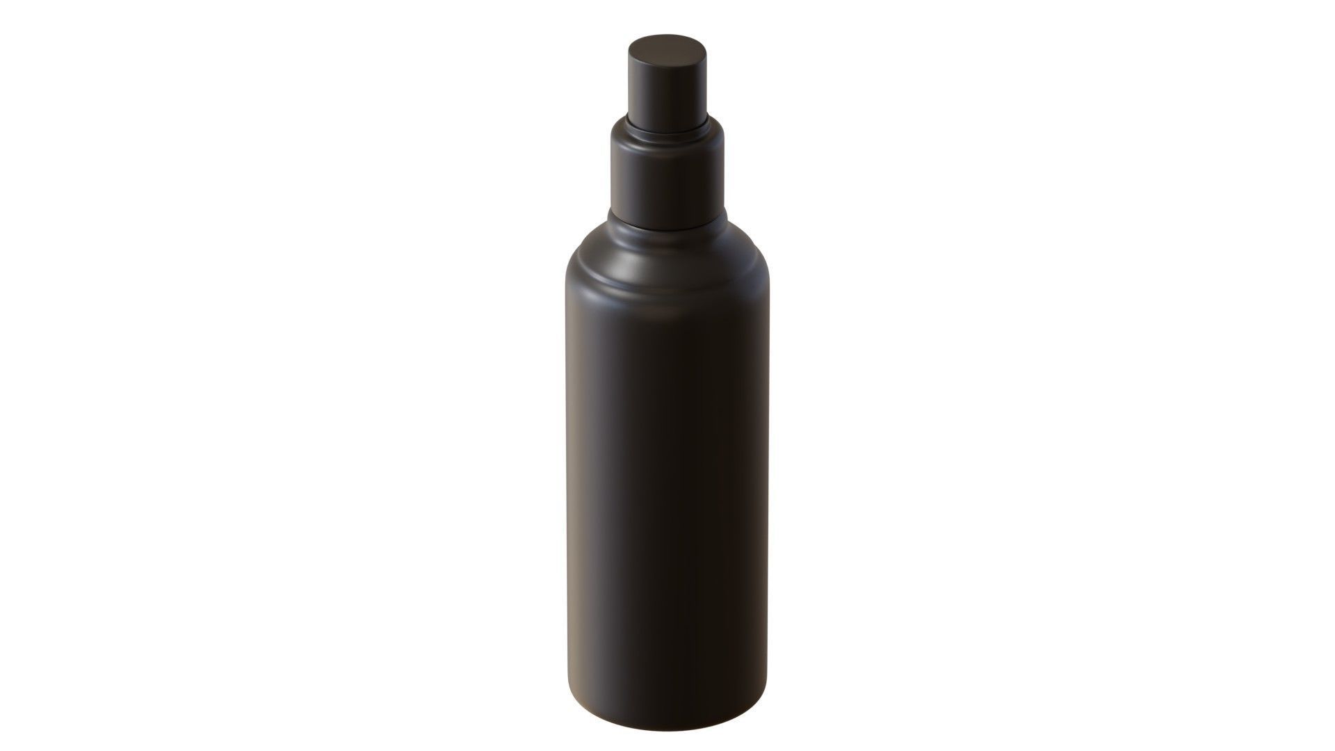 Black Spray Bottle 05 3D model_3