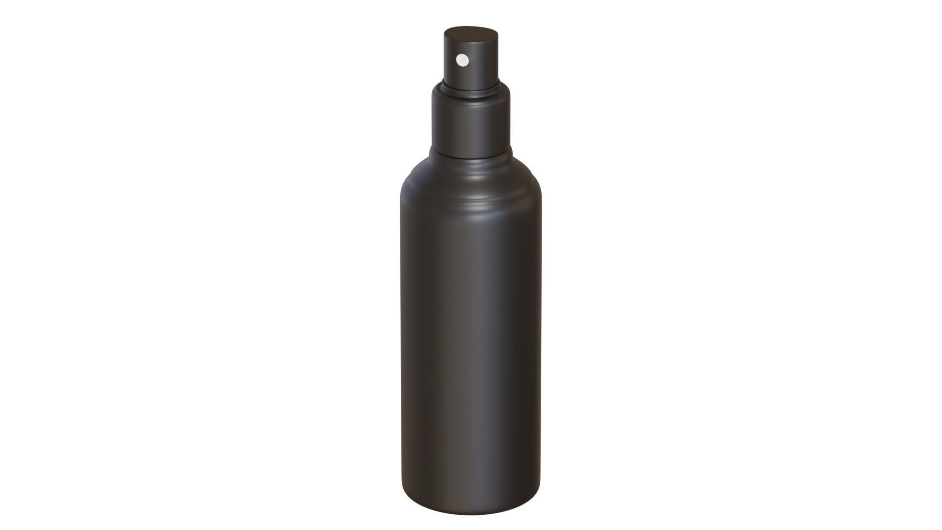 Black Spray Bottle 05 3D model_2