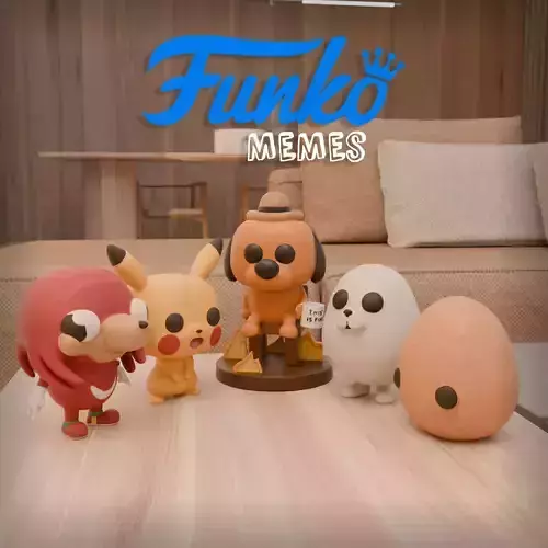 FUNKO POP MEMES PACK 5 MODELS