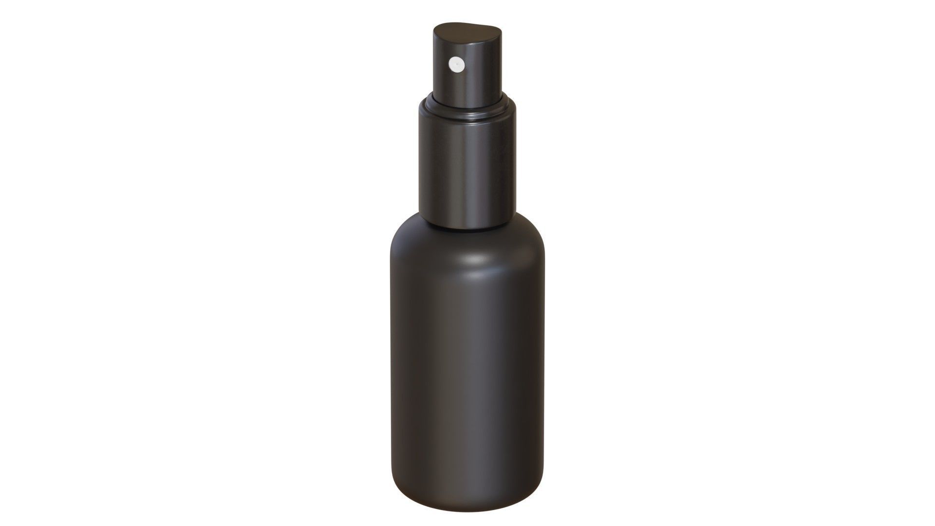 Black Spray Bottle 06 3D model_2