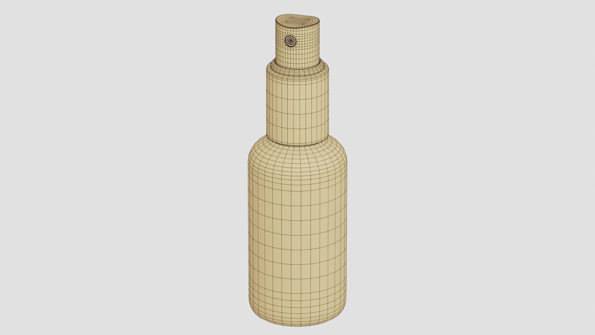 Black Spray Bottle 06 3D model_8