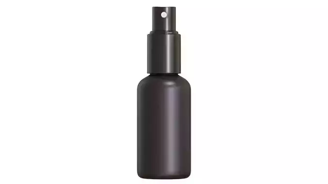 Black Spray Bottle 06 3D model