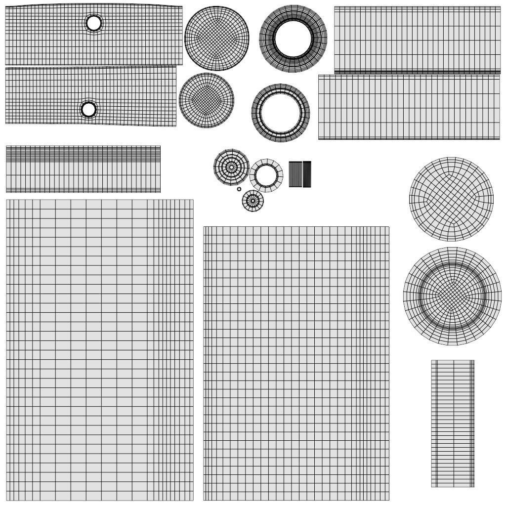 Black Spray Bottle 06 3D model_12