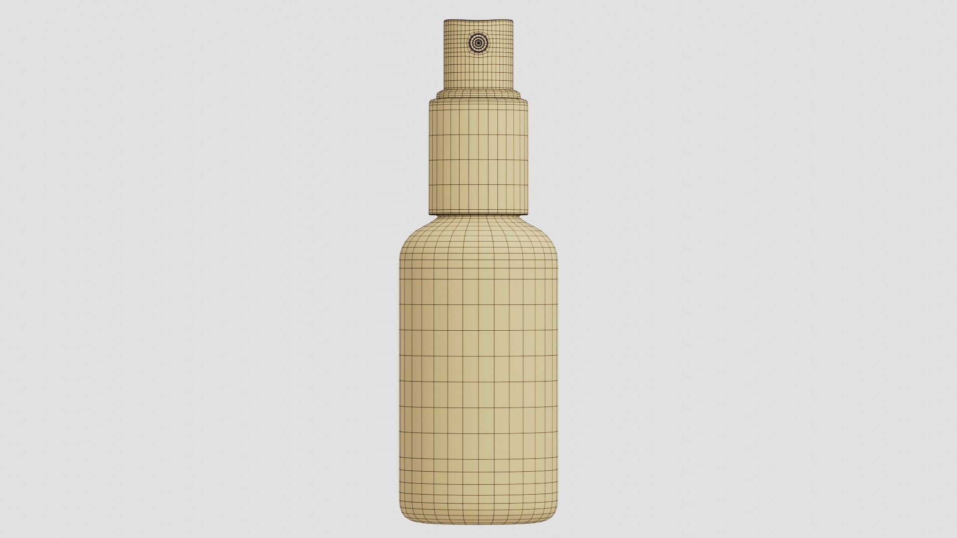 Black Spray Bottle 06 3D model_6
