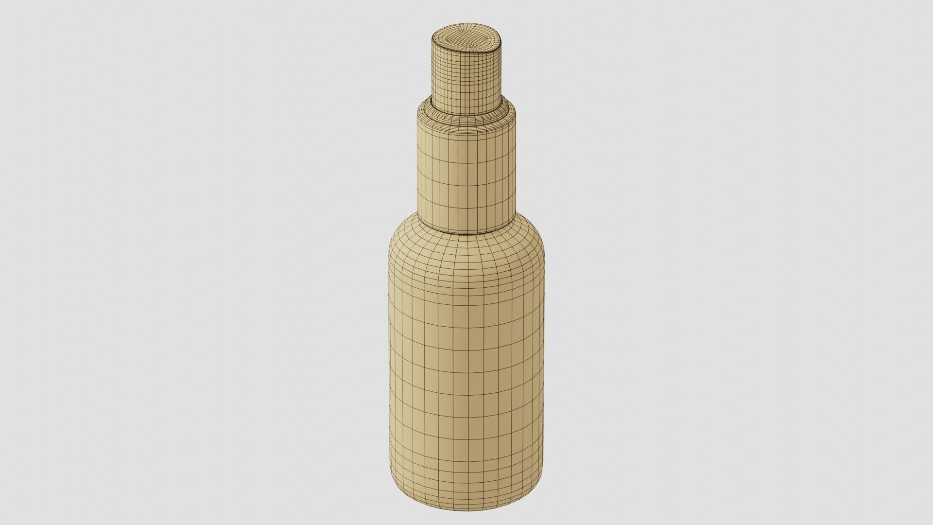 Black Spray Bottle 06 3D model_9