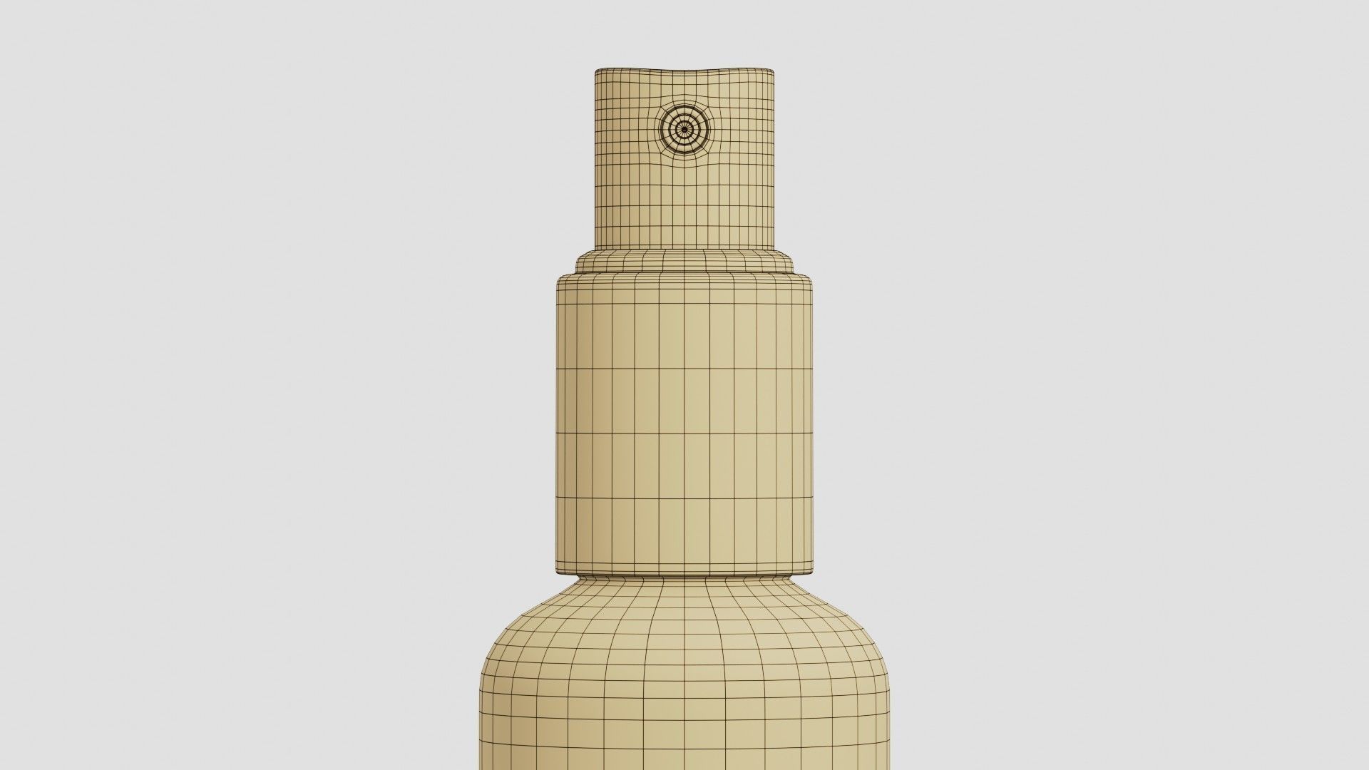Black Spray Bottle 06 3D model_7