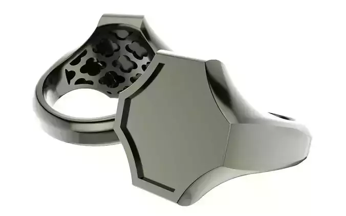 customizable gents signet ring us size 9