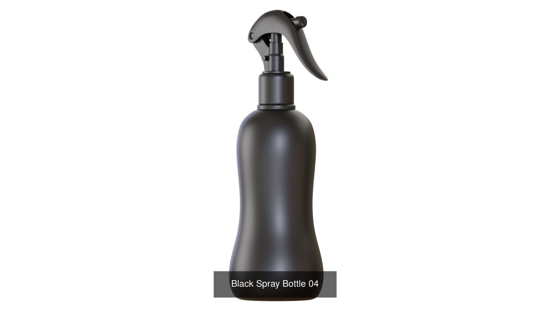 Black Spray Bottles 3D Model Collection_4