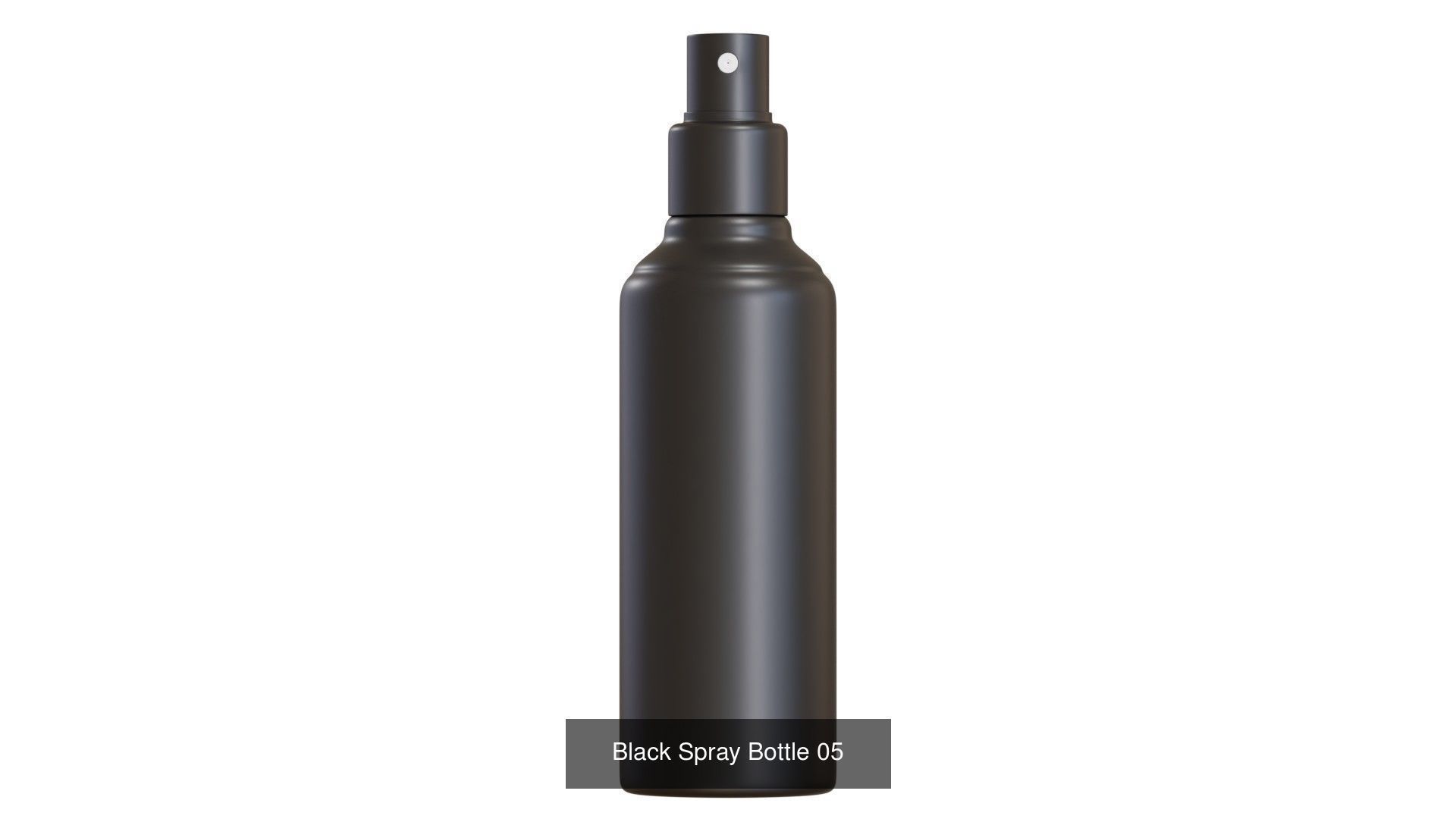 Black Spray Bottles 3D Model Collection_5