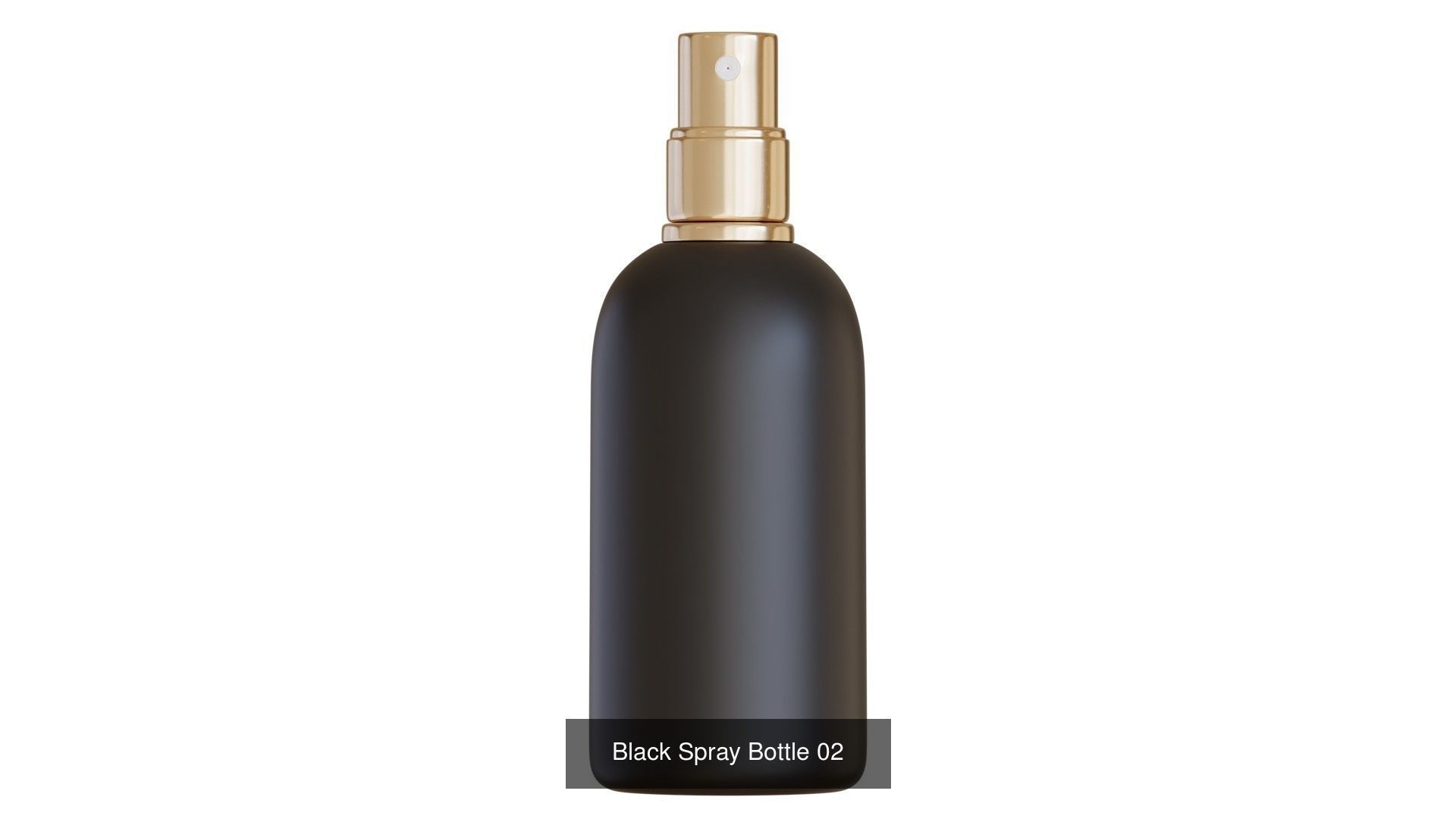 Black Spray Bottles 3D Model Collection_2