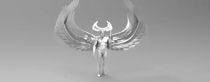 Heavens messenger Statue