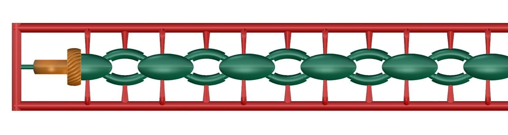 3D JEWELLERY DIRECT CASTING CHAIN 3D print model_9