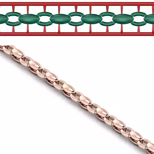 3D JEWELLERY DIRECT CASTING  CHAIN 3D print model