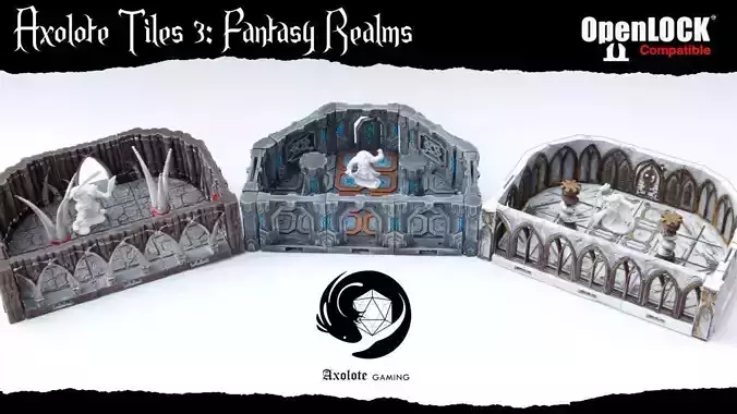 Fantasy Realms 3D Printed Sculpture