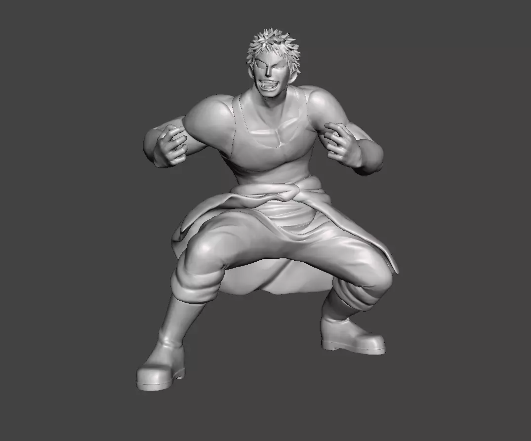 Muscular Goto Imasuji 3D Model 3D print model