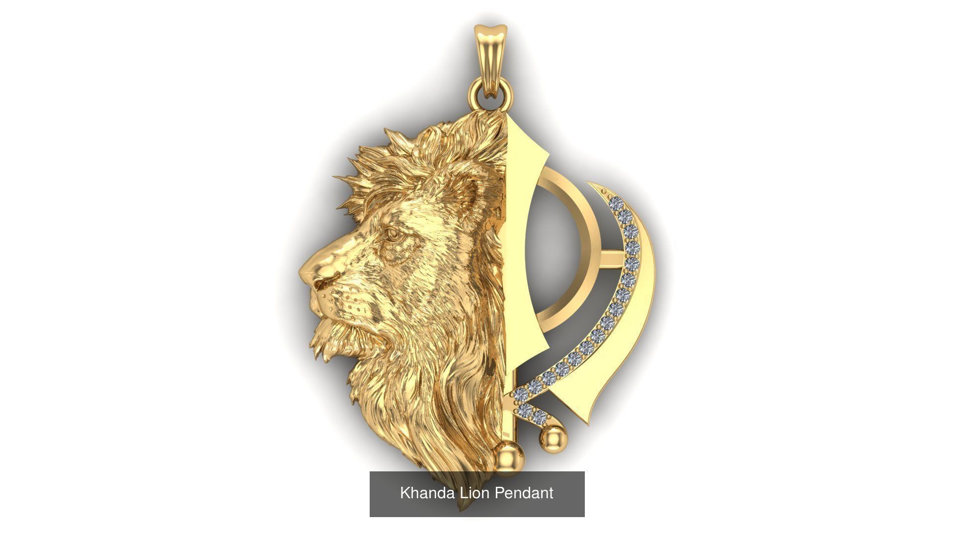 Lion pendant and ring collection  _36