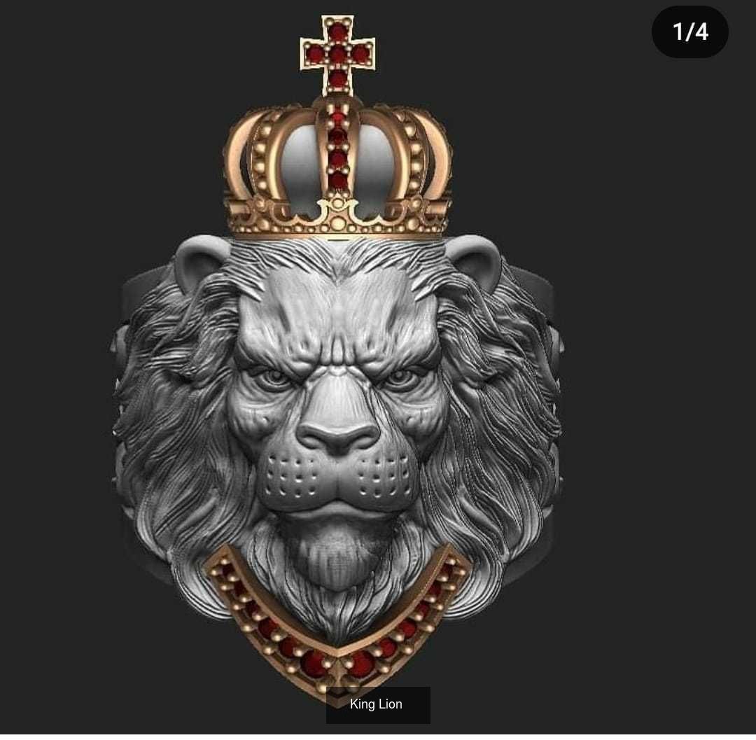 Lion pendant and ring collection  _11