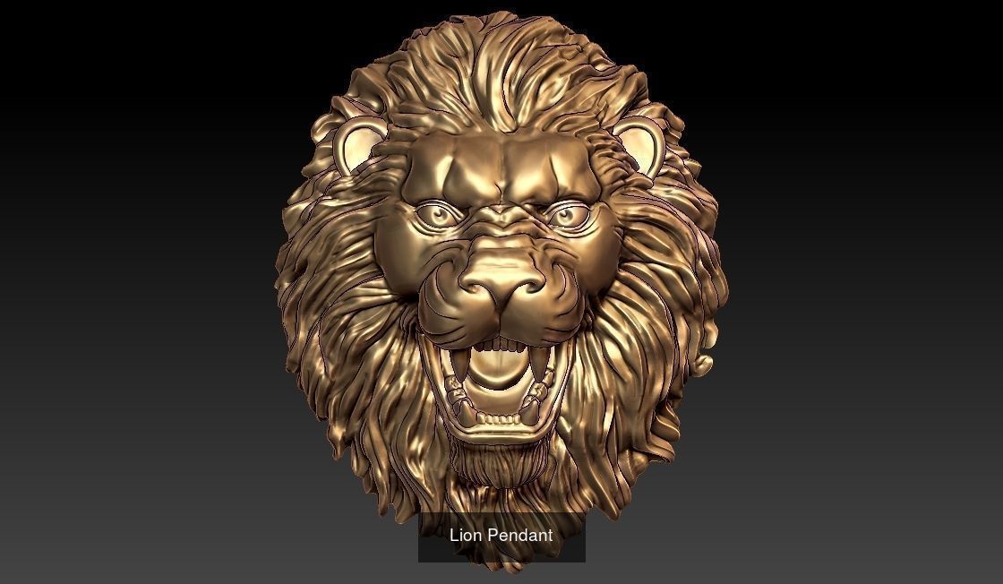 Lion pendant and ring collection  _33