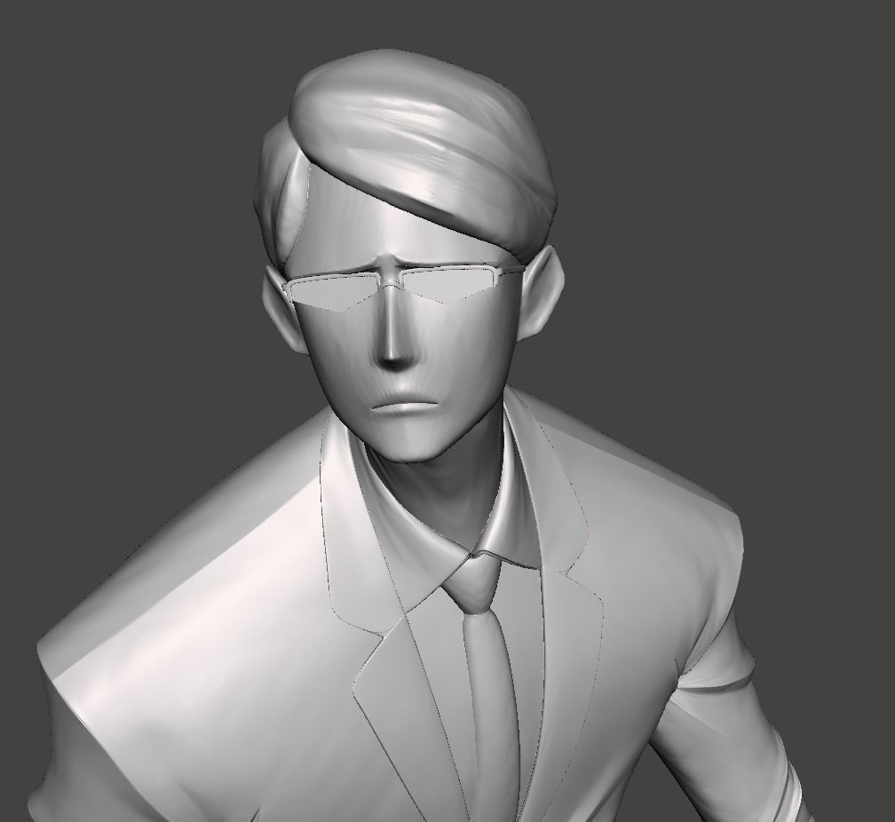 Sir Nighteye Mirai Sasaki 3D Model 3D print model_1