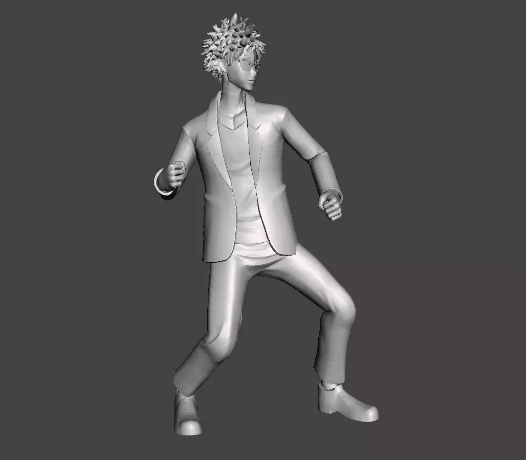 Thug My Hero Academia 3D Model 3D print model_0