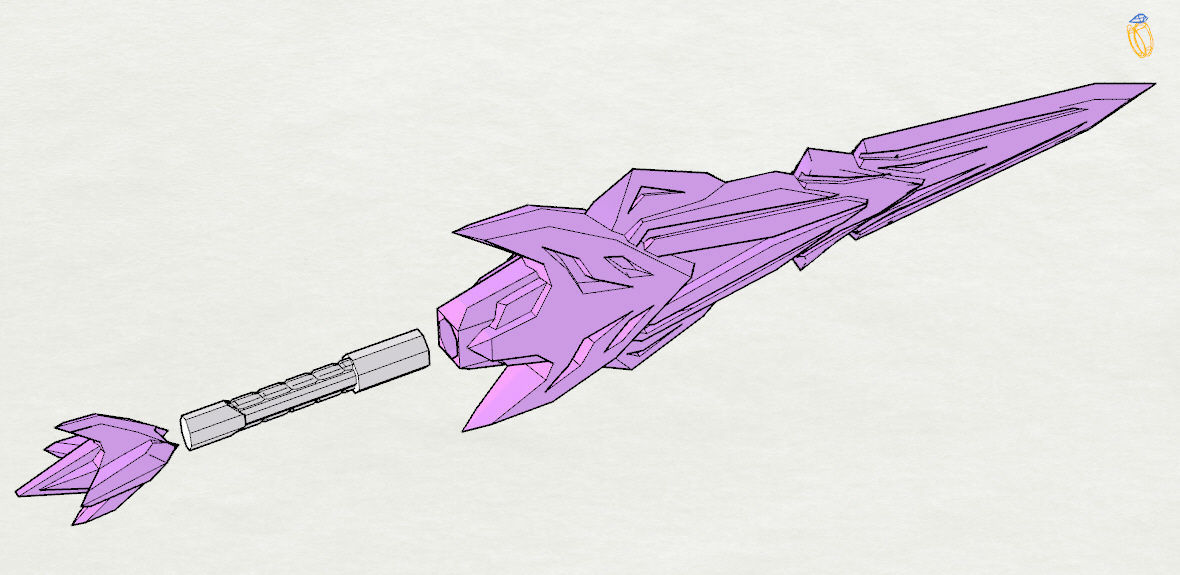 Transformers Cybertron Megatron Death Star Breaker 3D print model_7