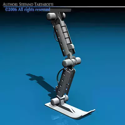 Robot leg 3D model
