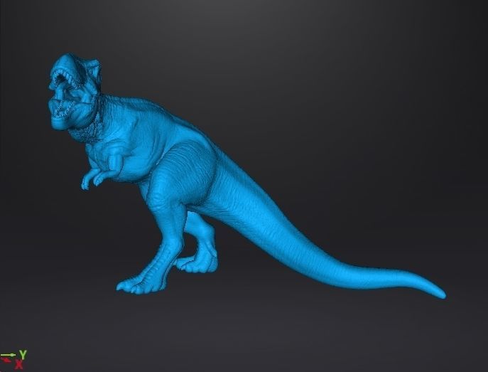 JP T-REX WHEN DINOSAURS RULED THE EARTH FIGURE MODEL ANIMAL RPG 3D print model_8
