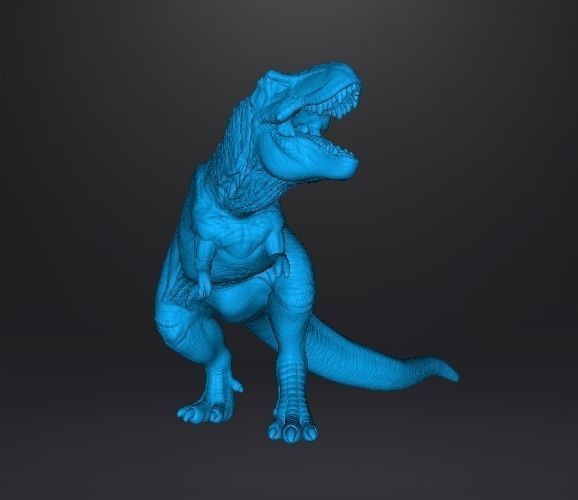 JP T-REX WHEN DINOSAURS RULED THE EARTH FIGURE MODEL ANIMAL RPG 3D print model_6