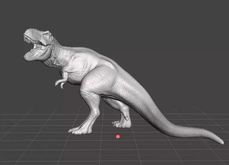 JP T-REX WHEN DINOSAURS RULED THE EARTH FIGURE MODEL ANIMAL RPG 3D print model_0
